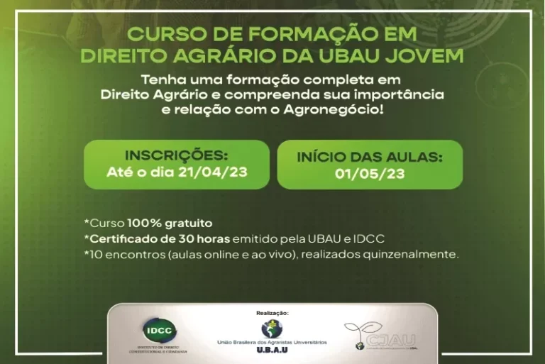 Formação em Direito Agrário