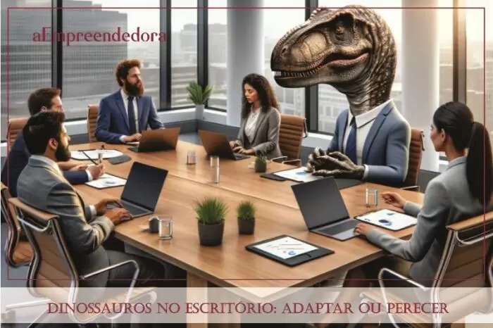 Dinossauros no Escritório