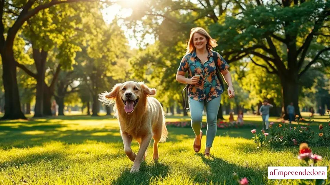 Passeios diários beneficiam animais de estimação e donos