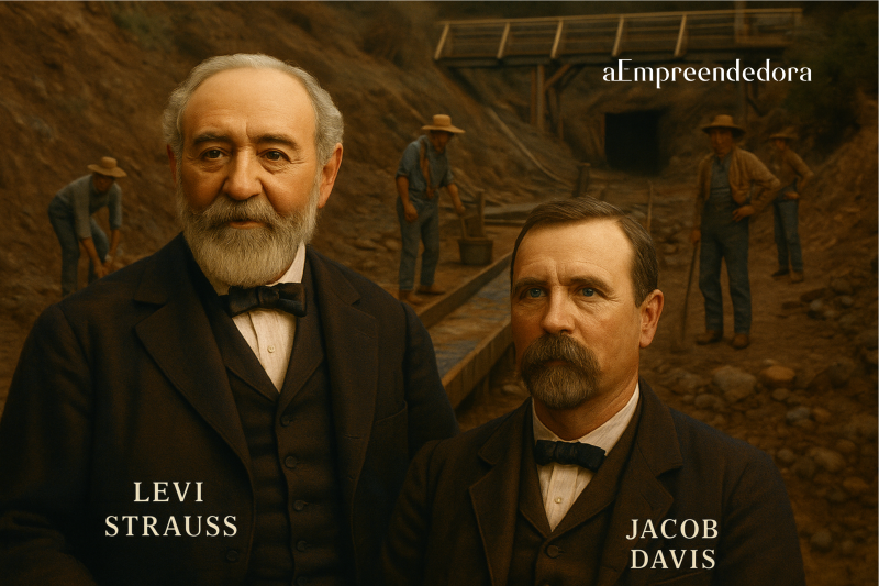 Levis Strauss e Jacob Davis - aEmpreendedora Levis Strauss e Jacob Davis - aEmpreendedora