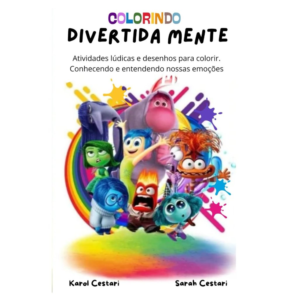 aE - Colorindo Divertida mente - Atividades lúdicas e desenhos para colorir