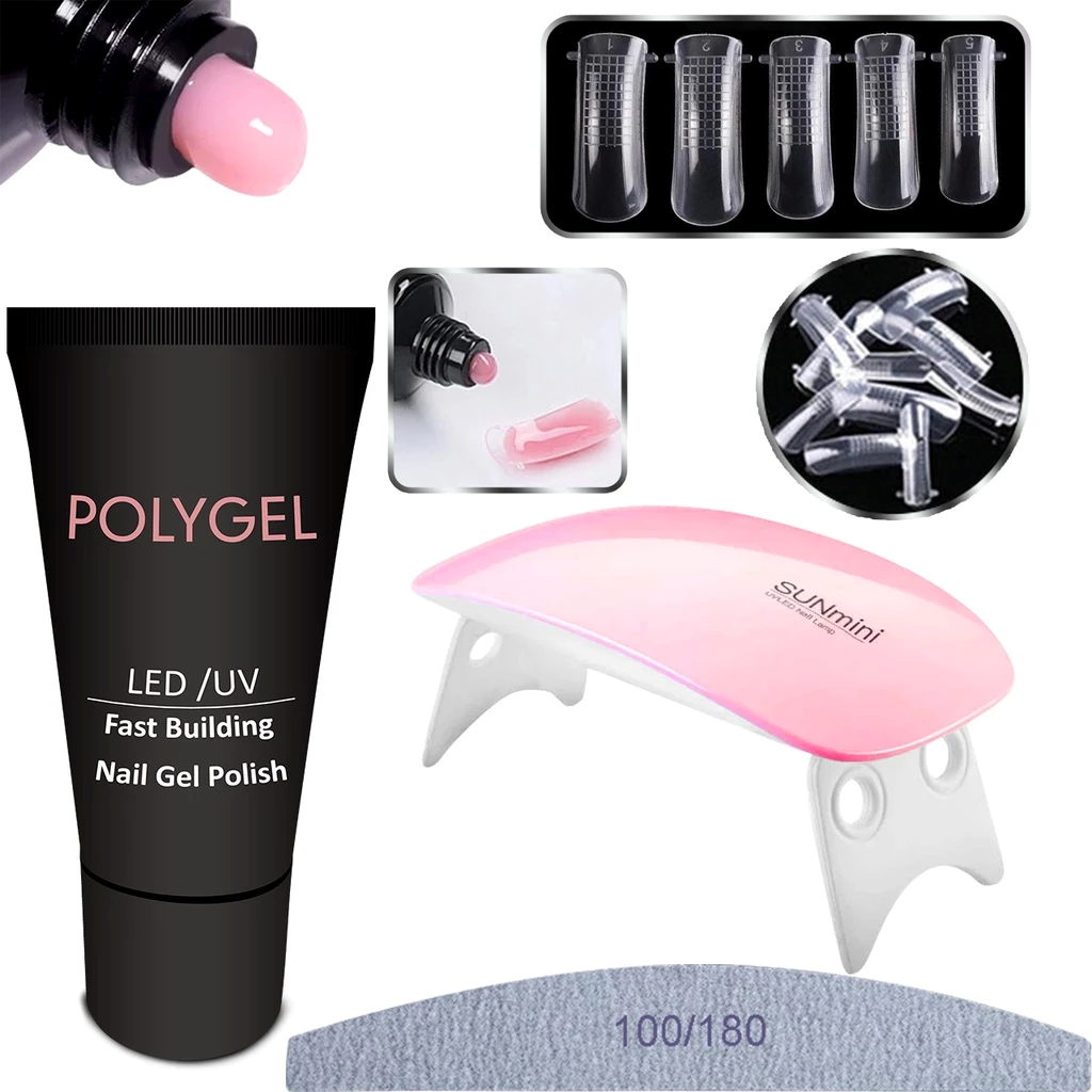 aE - Kit Polygel Alongamento De Unha