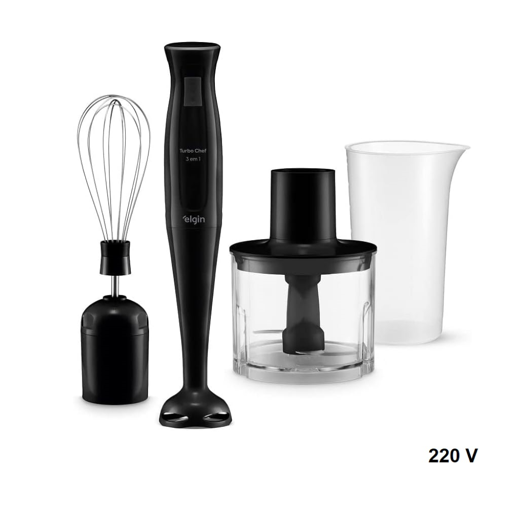 aE - Mixer Power Inox 3 em 1 600W Elgin (Lunar 220V) – Mixer, triturador e batedor