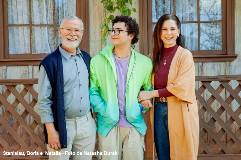 Stanislau, Boris e Natalia - Foto de Natasha Durski