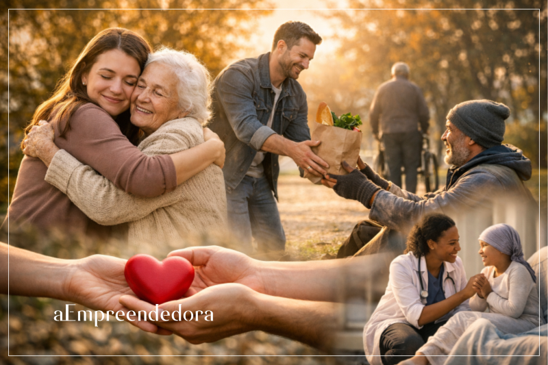 Gratidão que inspira retribuir e transformar vidas